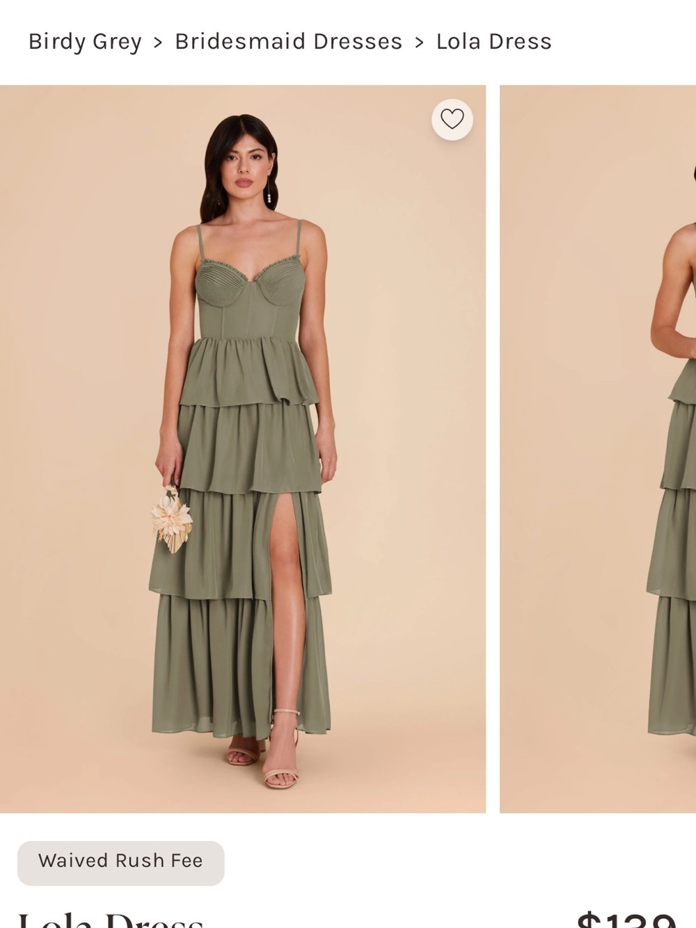 Birdy Grey Lola Dress in Thyme